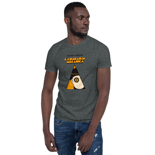 Camiseta de manga corta unisex, Naranja mecánica